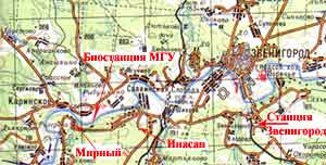 Карта окрестностей 11/62 КБ